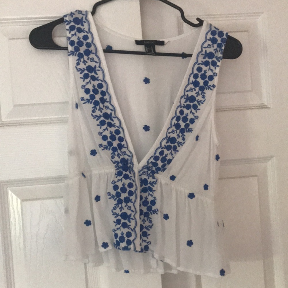 forever 21 flower top